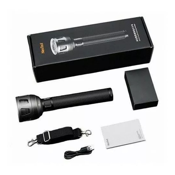 Фонарик NexTool Outdoor Strong Light Flashlight, черный